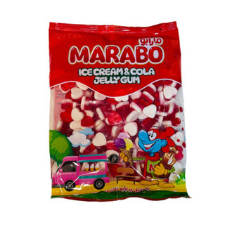 پاستیل قلبی با طعم توتفرنگی مارابو - 1000 گرم